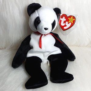 "Ty Beanie Baby" Fortune the Panda bear 1997 NWT